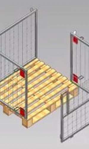Rack aramado dobrável Rack aramado dobrável